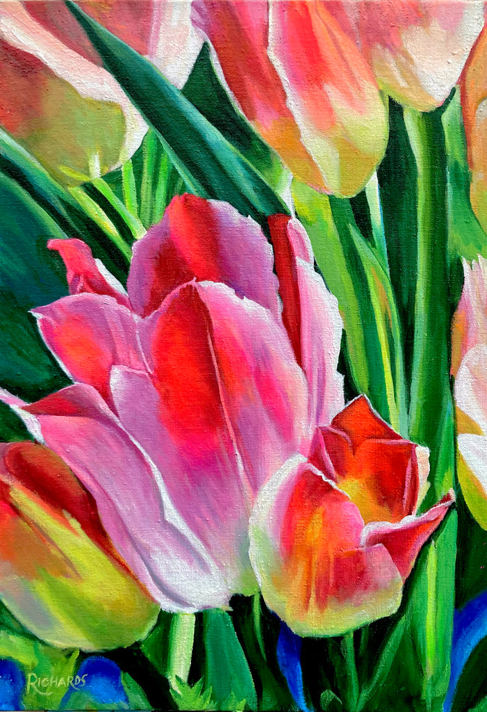 Behind the Brush: My Flower Paintings Collection