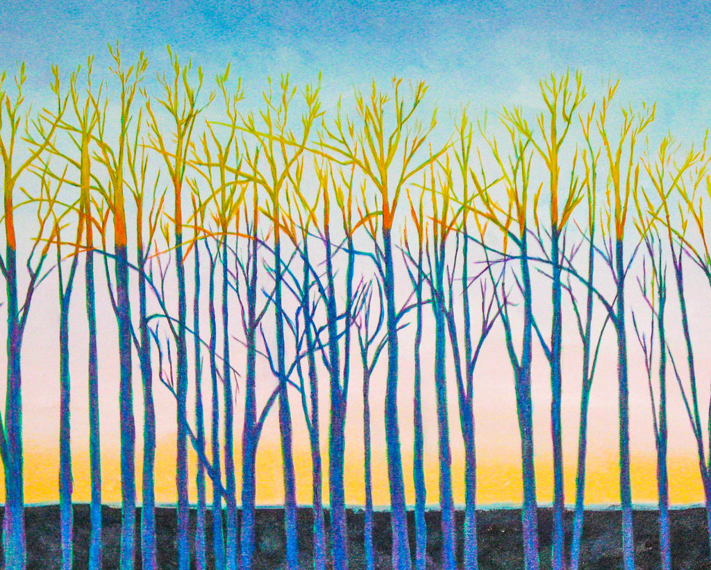 Trees at Sunset #2