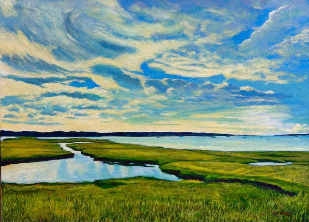 Artist Ken Richards Art Show At Coastal Bubbles + Wine Bar