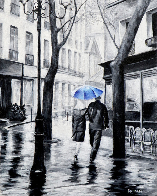 A Walk in the Rain Commission SOLD