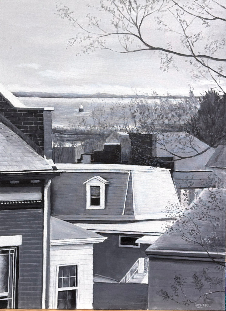 Rooftops Monochromatic