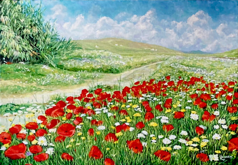 Path and Poppies