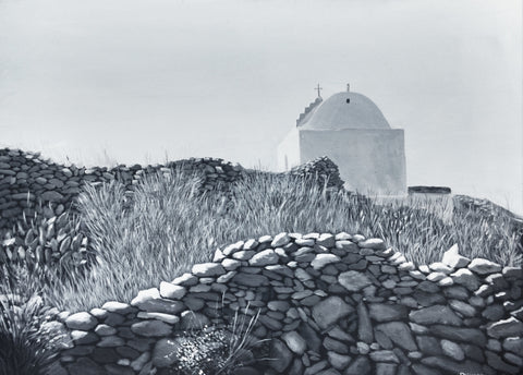 Church and Wall, Mykonos