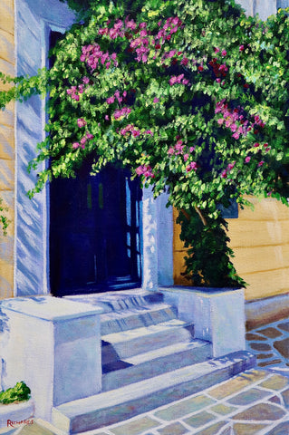 Doorway On Matogianni Street, Mykonos